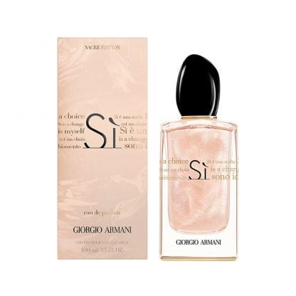 si perfume with glitter inside