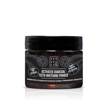 GROUNDED Activated Charcoal Teeth Whitening Powder