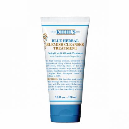 Kiehls Blue Herbal Blemish Cleanser Treatment 150ml