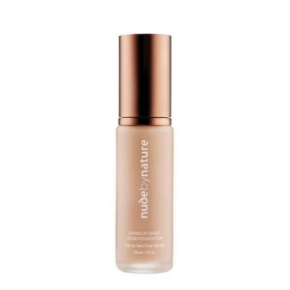 Nude by Nature Luminous Sheer Liquid Foundation Shell Beige