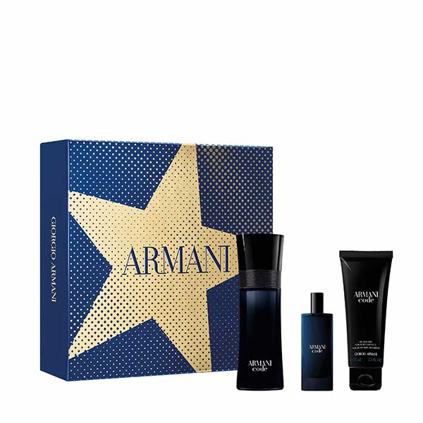 Giorgio Armani Code Homme EDT 75ml 3 Piece Gift Set - MYM Beauty NZ