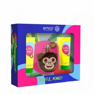 Emoji Playful Monkey 3 Piece Gift Set-1