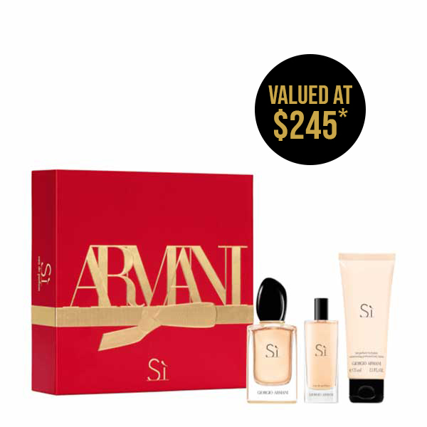 Giorgio Armani Si EDP 50ml 3 Piece Gift Set - MYM Beauty NZ