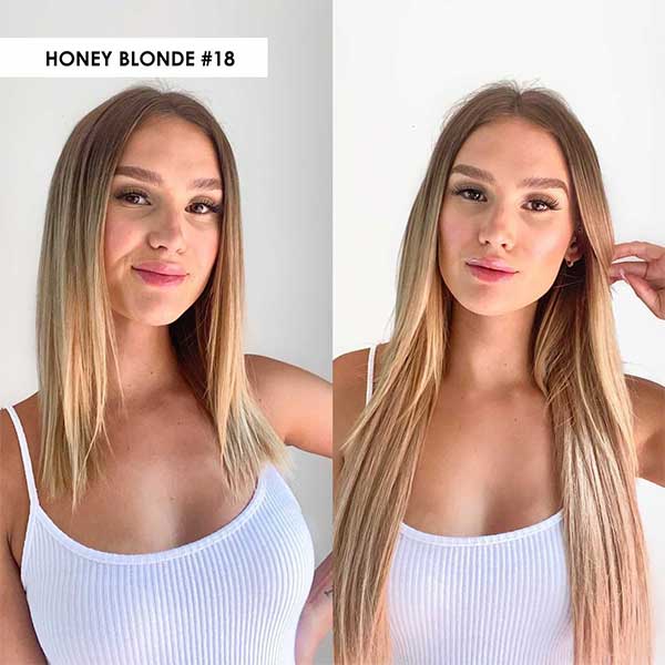 halo hair extension lengths