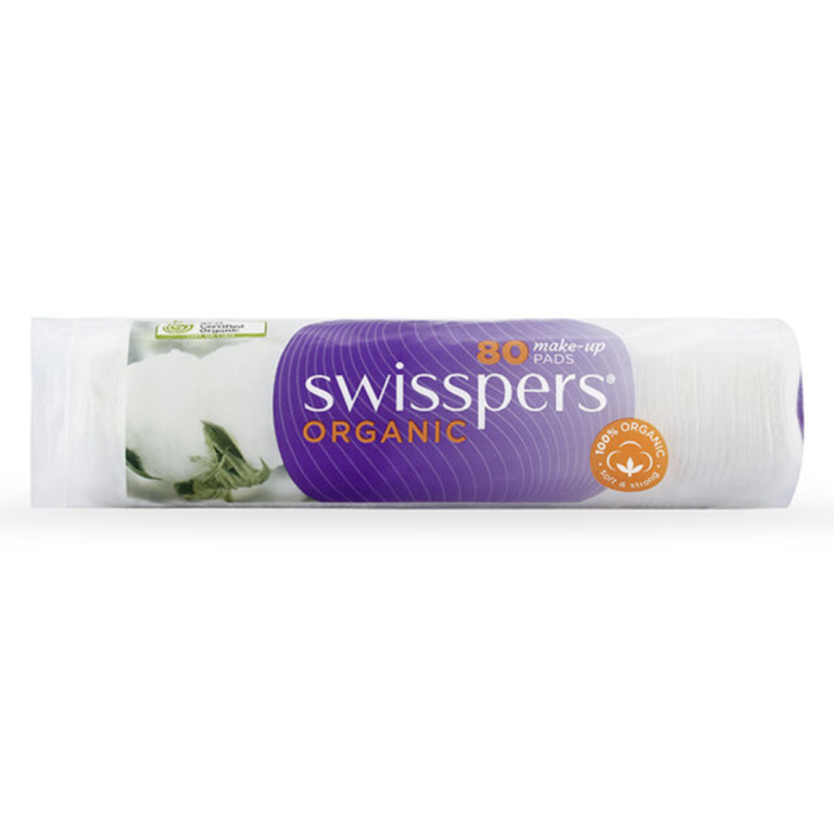 Swisspers Organic Cotton Pads 80's MYM Beauty NZ